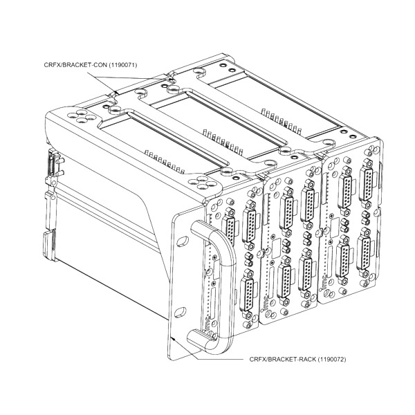 [Translate to Hungarian:] Mounting bracket RACK (CRFX/BRACKET-RACK) 