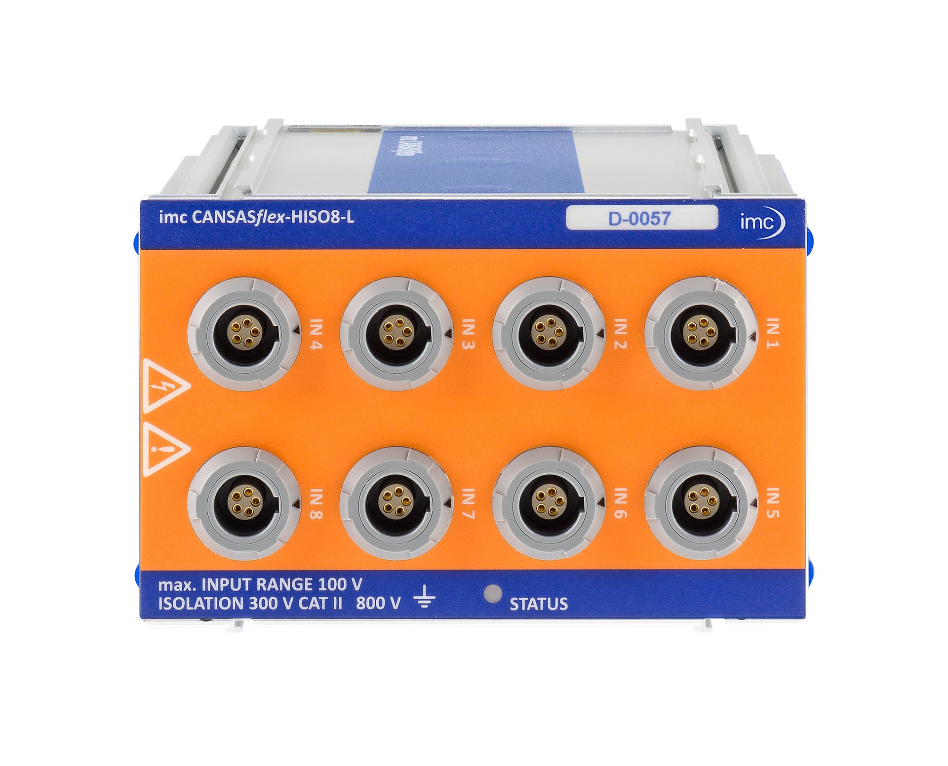 [Translate to Hungarian:] High isolation CAN measurement modules for measuring PT100 / 1000 and low voltages riding on  levels up to 800 V